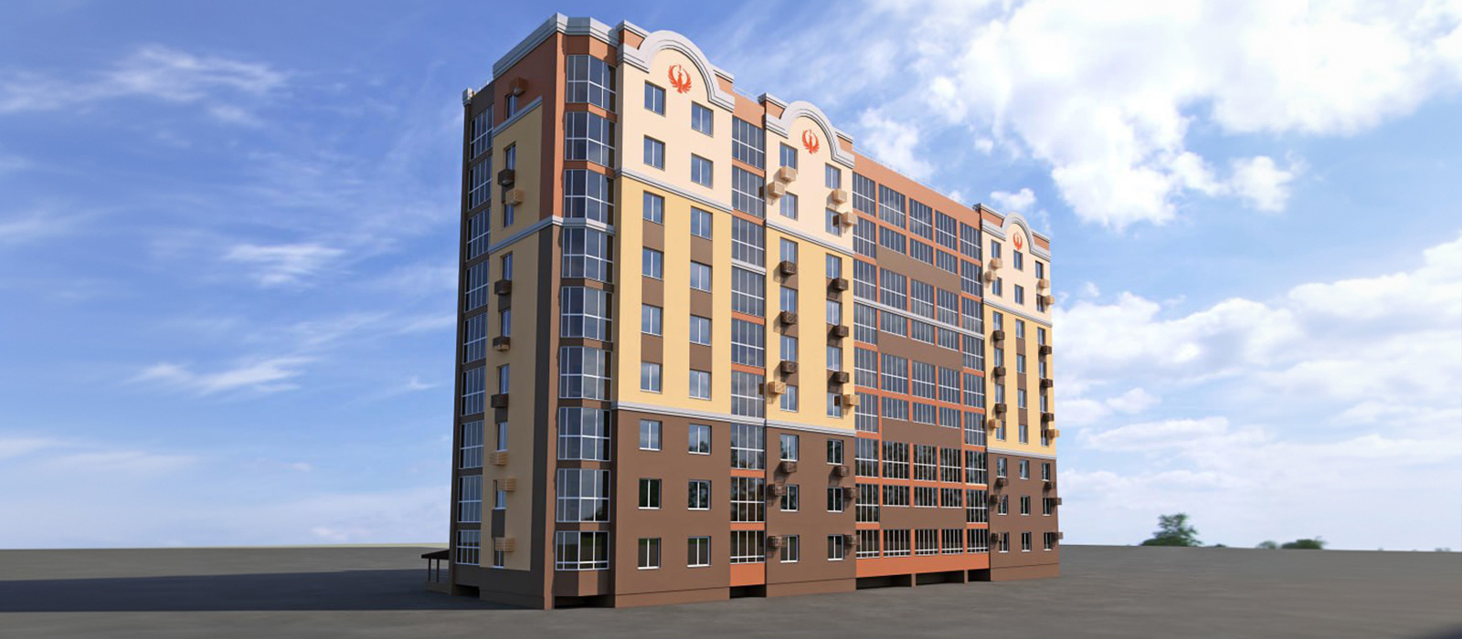 Вид на ЖК Южный-3