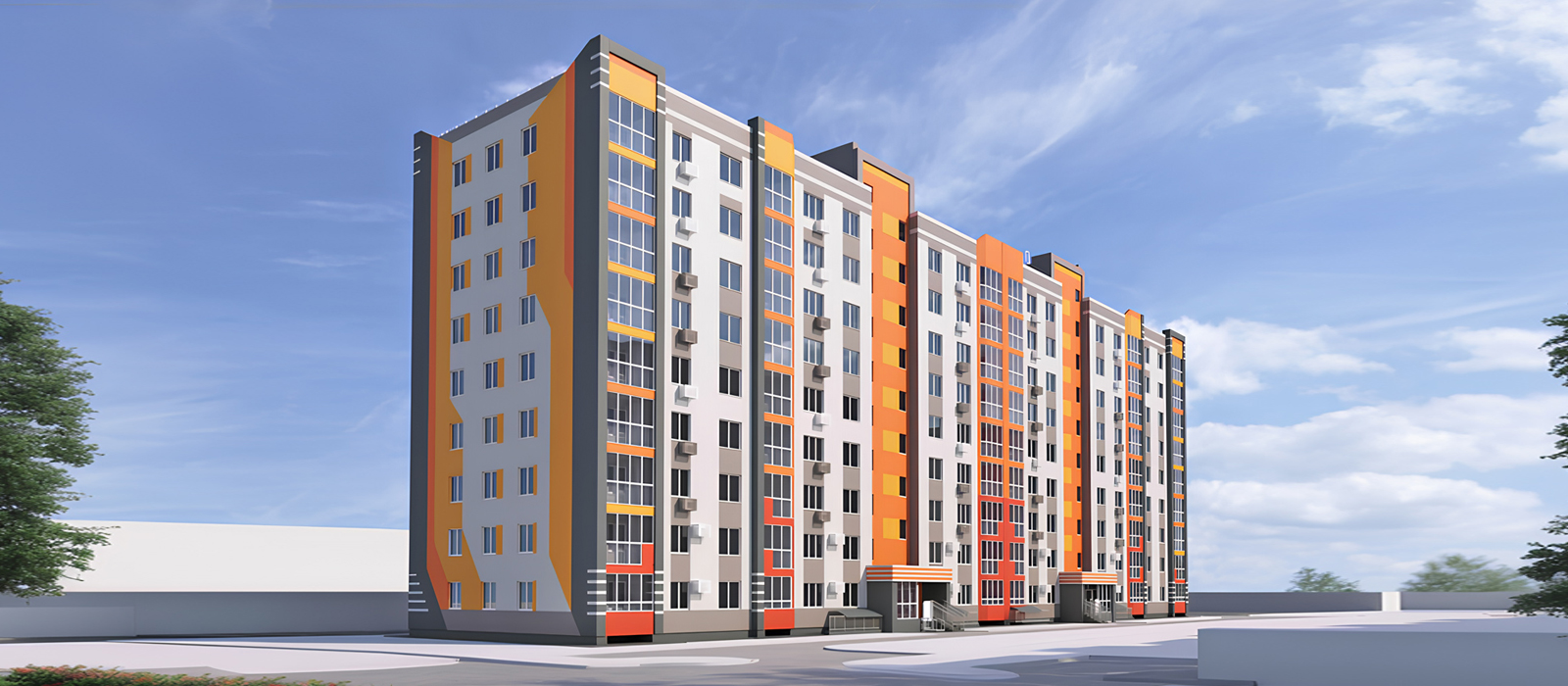 Вид на ЖК Южный-3