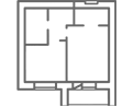 План однокомнатной квартиры